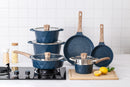 Country Kitchen Nonstick Induction Cookware Sets - 11 Piece - - Scratch & Dent