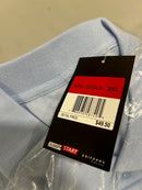 JUMP START 2XL BABY BLUE SHORT SLEEVE POLO SHIRT - BABY BLUE - Brand New