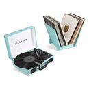 VICTROLA JOURNEY VINYL RECORD PLAYER, 3 SPEED, VSC-400SBV-TRQ-SDF - TURQUOISE - Like New