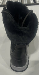 CAMEL CROWN WOMENS SNOW BOOTS - SIZE: WOMEN 9 (AU/UK W6.5) (EU W41) - BLACK/GRAY - Like New