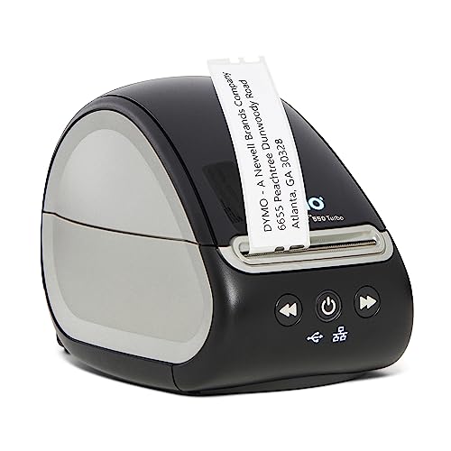 DYMO LABELWRITER 550 TURBO LABEL PRINTER LABEL MAKER 2112553 - BLACK - Like New