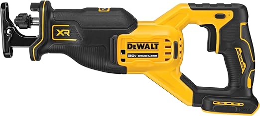 Dewalt 20V MAX XR Reciprocating Saw Cordless 2-FingerTrigger Tool Only - Yellow Like New