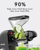 SiFENE Cold Press Juicer Machine Compact Single Serve Slow JS3304 - Black Like New