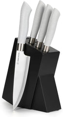 Dura Living Eco-Cut Kitchen Knife Block Set 5-Piece Knife Set DLC18059 - GRAY - Like New
