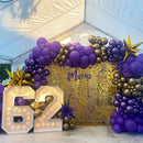 HOUSE OF PARTY Gold Shimmer Wall Backdrop 24 Pcs  -  B094XZF63N - Like New