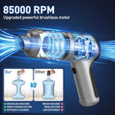 AHNR HANDHELD CAR VACUUM CLEANER CORDLESS WITH BRUSHLESS MOTOR - BLACK/SILVER - Like New