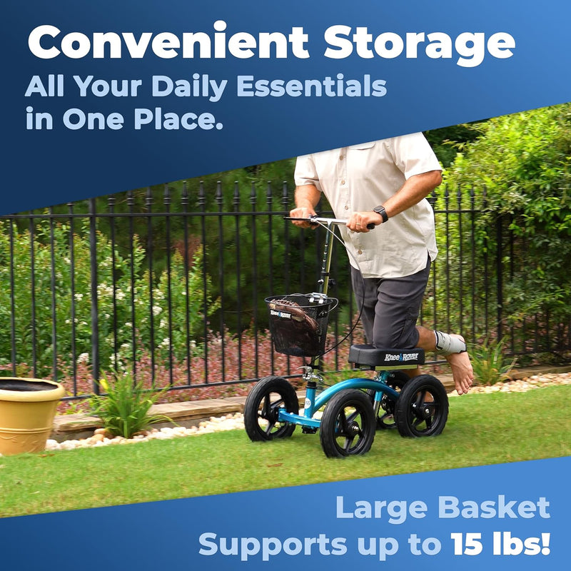 KneeRover Knee Scooter Basket Accessory with Convenient Handle - Like New