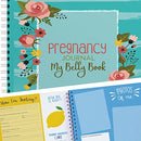 UNCONDITIONAL ROSIE MY BELLY BOOK | PREGNANCY JOURNAL MEMORY - FLOWERS PREGNANCY - Brand New