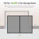 Garage Door Screen for 1 Car, 2 Car Garage, Magnetic Closure Heavy Duty Weighted - Like New