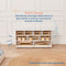 ECR4KIDS MOBILE BLOCK STORAGE CART LARGE CLASSROOM FURNITURE WHITE WASH - WASH - Like New