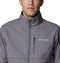 1556531023 COLUMBIA MEN'S ASCENDER SOFTSHELL JACKET CITY GRAY SIZE L - Like New