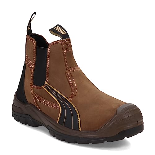 63.093.5 PUMA Men's Tanami Double Gore Brown Soft Toe Mid Shoe, Brown, Size 9 - Brand New