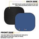 EcoNour Premium 2-Piece Foldable Spring RV Windshield Sunshade B0BSXM732Q - Grey - Brand New