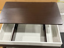MEILOCAR WOOD LIFT TOP COFFEE TABLE HIDDEN COMPARTMENT 39.4IN L - DARK BROWN - Like New