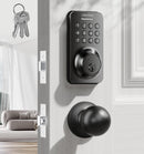 ULECOCE KEYLESS ENTRY KEYPAD DEADBOLT HANDLE SET U18 - BLACK - Scratch & Dent