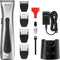 Wahl Professional 08841-724 Beret Cordless Ultra Quiet Electric Trimmer - Silver Like New