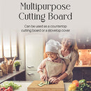 Umiboo Bamboo Gas Stove Top Covers Cutting Board Adjustable Legs - UMI-STB-L - Like New