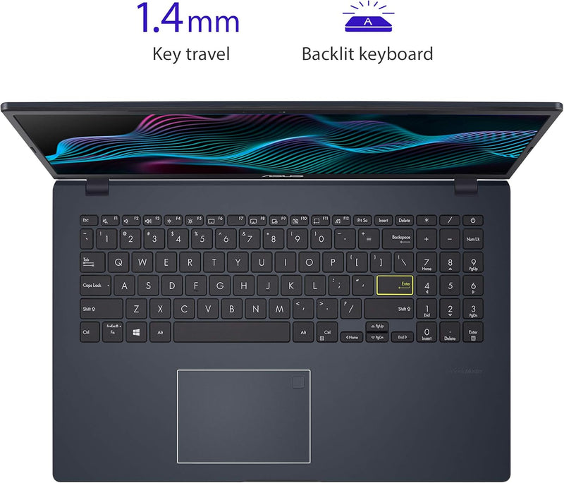 ASUS ULTRA THIN 15.6” 1366X768 N5030 4GB RAM 128GB SSD WINDOWS 11 - STAR BLACK - Like New