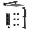 EVERSTEIN WALL MOUNTED CONSTANT TEMPERATURE SHOWER FAUCET - MATTE BLACK - Like New