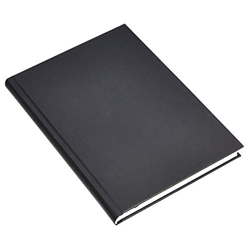 AMAZON BASICS PROFESSIONAL JOURNAL, 10.5X7.5 INCHES, BLACK, 2-PACK, BLACK - Brand New