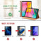ODUIO CASE FOR SAMSUNG GALAXY TAB A 10.1 2019 - PU LEATHER FOLIO BLACK/BROWN - Like New