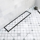 USHOWER 36" Linear Shower Drain Reversible 2-in-1 Tile Cover SUS304 - Nickel - Brand New