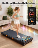 ACEZOE WALKING PAD TREADMILL 15% AUTO INCLINE UNDER DESK TREADMILL - BLACK - Like New