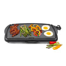 KITCHENSMITH 22.83" ELECTRIC GRIDDLE CERAMIC COOKING SURFACE - BLACK - Like New