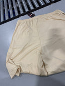 JUMP START RELAXED FIT CLASSIC POLY TECH LOUNGE SHORTS - SIZE: MEN 3XL - KHAKI - Brand New