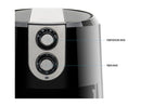 Rosewill 5.8-QT XL Air Fryer with Temperature and Timer Settings, Easy