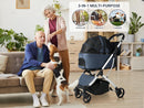 Rosewill RPPS-22001N 3-in-1 Pet Stroller for Cats, Small/Medium Dogs