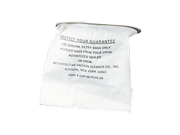 Metropolitan Vacuum Cleaner DVP-26RP Disposable Filter Bags for DataVac (5-Pack)