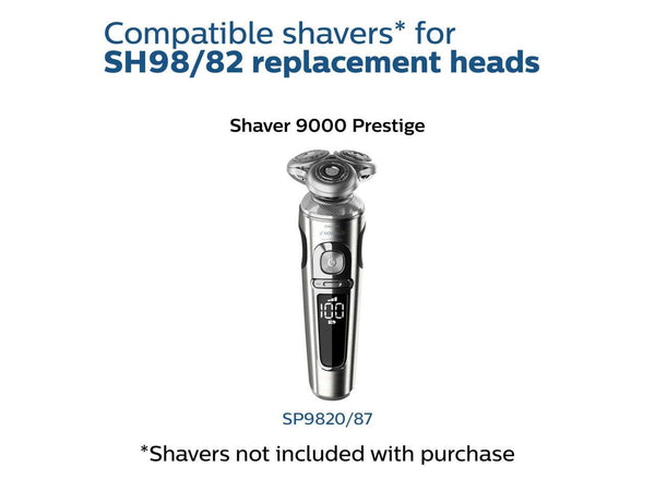 Philips Norelco SH98/82 Shaving Head for Shaver Series 9000 Prestige, SH98/82