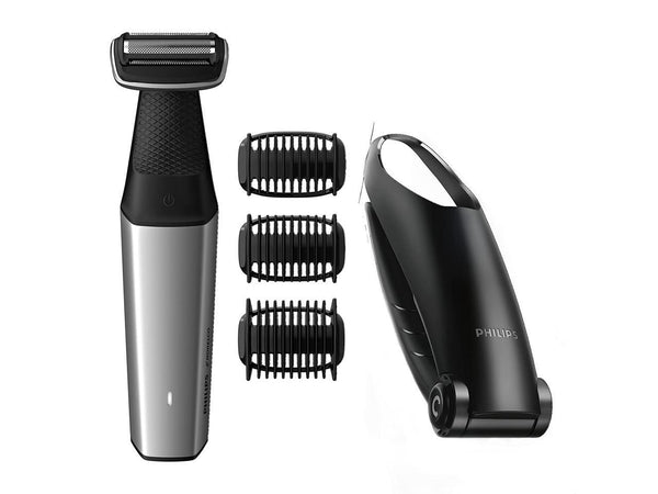 Philips Norelco Bodygroom Series 5000 Showerproof Body Trimmer for Men with Back