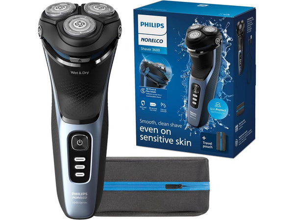 Philips Norelco Shaver 3600, Rechargeable Wet & Dry electric shaver with Pop-Up