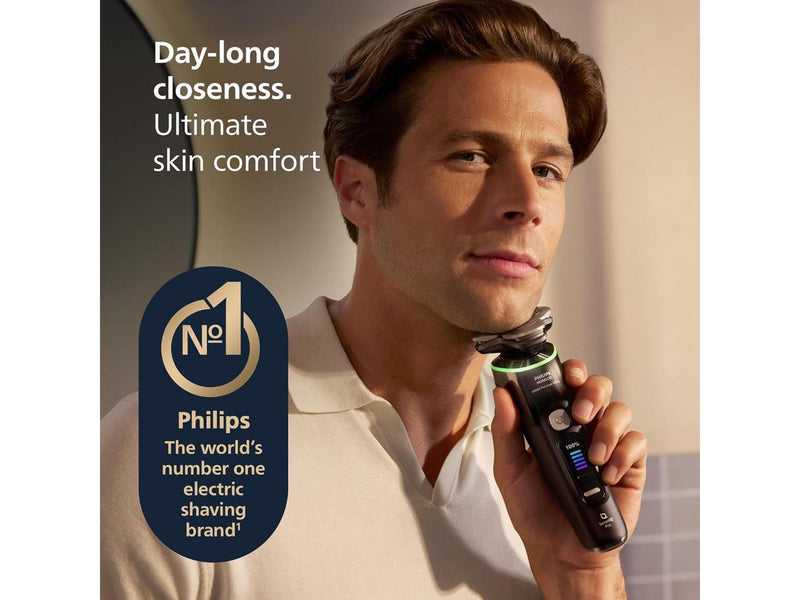 Philips Norelco Shaver i9000 Prestige Ultra, Wet & Dry Electric Shaver, Black