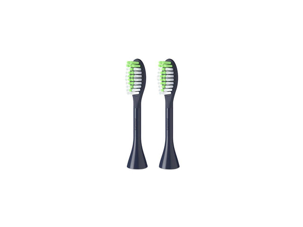 Philips One by Sonicare 2pk Brush Heads, Midnight Blue BH1022/04