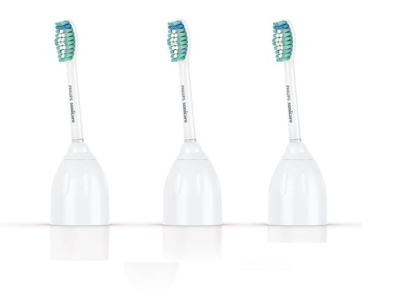 Philips Sonicare Genuine E-Series Replacement Toothbrush Heads, 3 Brush Heads,