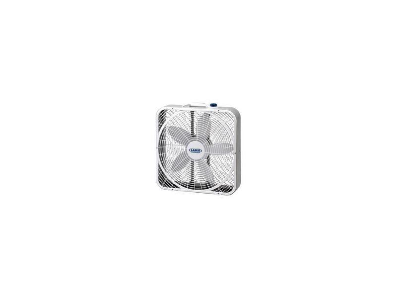 Lasko 20" Weather-Shield Performance Box Fan, White 3720