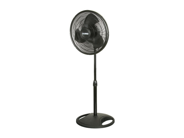 Lasko 16" Oscillating Stand Fan, Black 2521