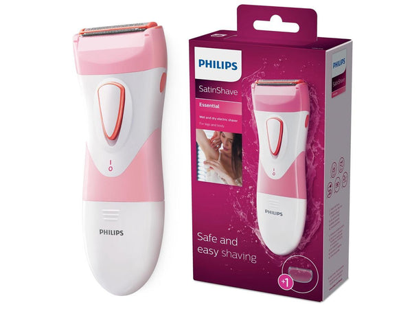 Philips SatinShave Essential Women’s Wet & Dry Electric Shaver for Legs & Body,