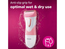 Philips SatinShave Essential Women’s Wet & Dry Electric Shaver for Legs & Body,