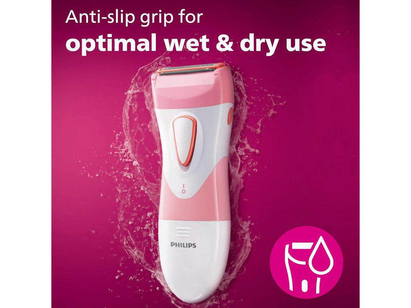 Philips SatinShave Essential Women’s Wet & Dry Electric Shaver for Legs & Body,