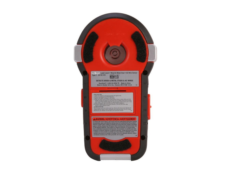 Black & Decker BDL190S Bullseye Auto Leveling Laser With Stud Sensor