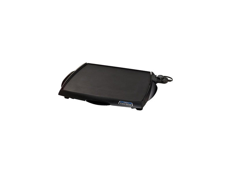 PRESTO 07046 Tilt'nDrain BigGriddle Cool Touch Griddle, Black