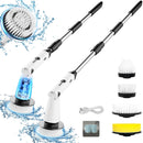 SWTROOM Electric Spin Scrubber, Cleaning Brush Extendable, HK-050 - White/Black Like New