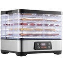 VEVOR Food Dehydrator Machine 5-Tray 300W Electric Food Dryer B0CBMJDNKS - Gray - Brand New