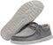 110063224 Hey Dude Men's Wally Chambray Frost Grey 13 Like New