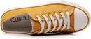 CULL4U WOMEN'S OLD TIMES LOW-TOP SNEAKER SHOE - SIZE:7.5 - YELLOW/WHITE/BLACK - Like New