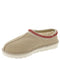 5955 UGG WOMEN TASMAN SLIPPER SAND/DARKCHERRY SIZE WOMEN 9 - Like New